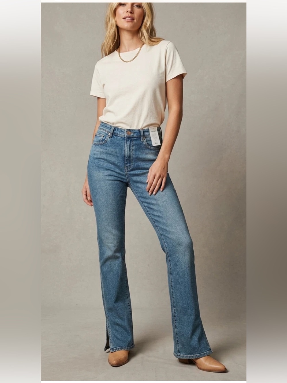 Anthropology Blank NYC High Rise Mini Flare
